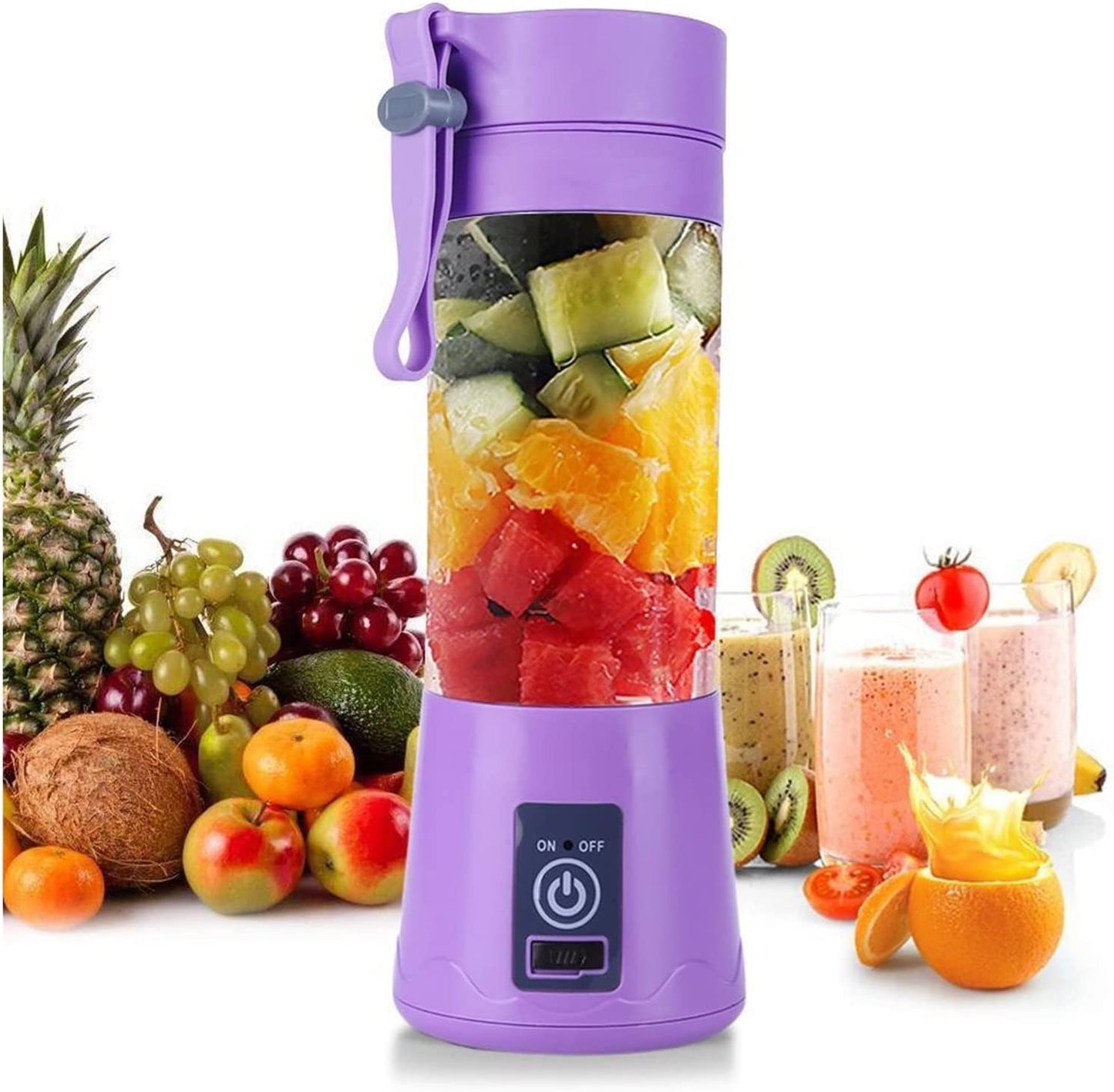 Mini Licuadora Portatil 380ml Recargable