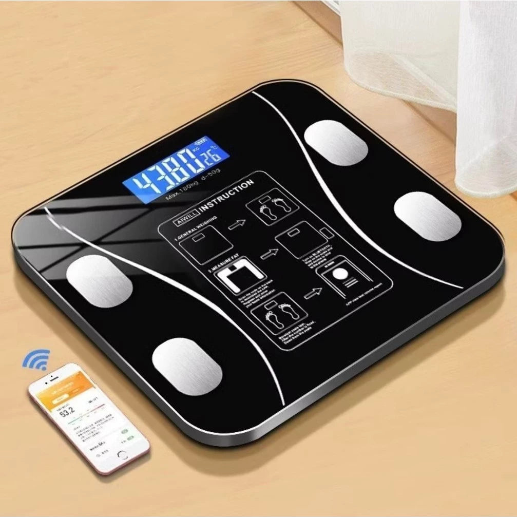 Balanza de baño inteligente de 180 kg